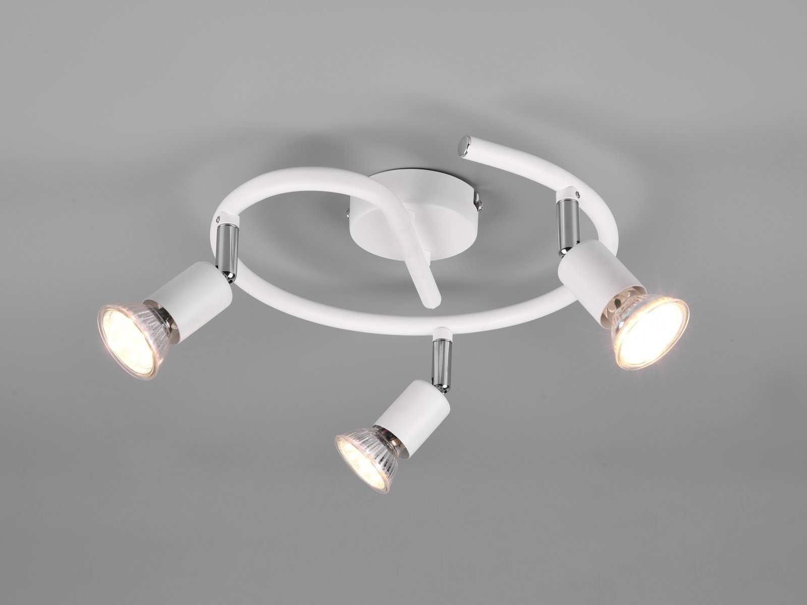 Reality Leuchten LED Deckenstrahler, LED wechselbar, Warmweiß, innen Decken günstig online kaufen