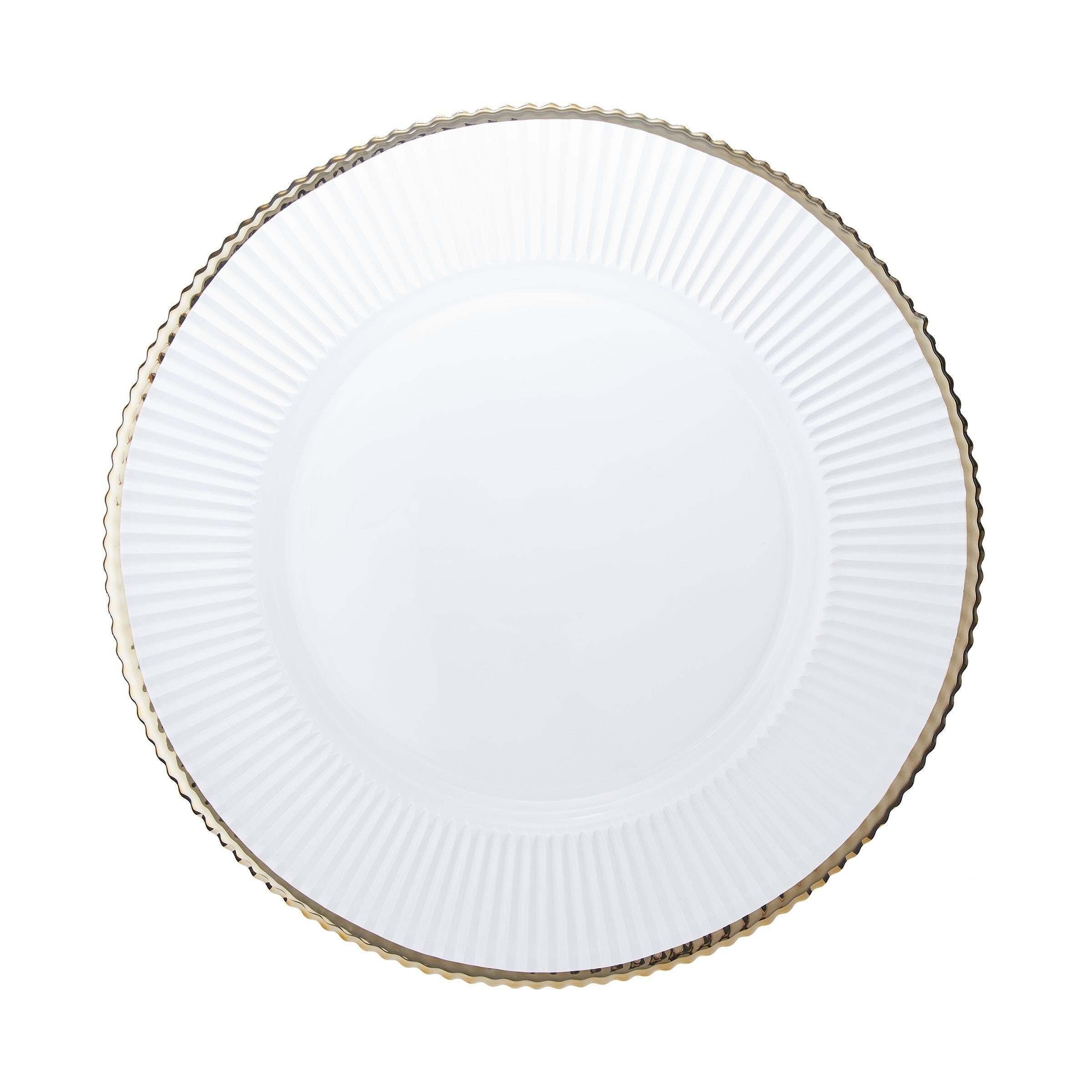 BUTLERS Platzteller GOLDEN TWENTIES Platzteller mit Goldrand Ø33cm