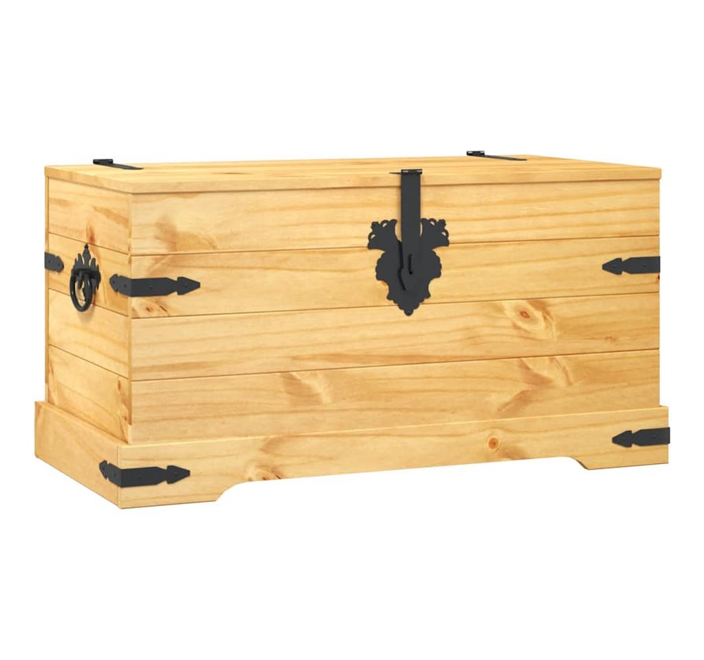 Thumbnail - vidaXL Aufbewahrungsbox Truhe Mexiko-Stil Kiefernholz 91x49,5x47 cm
