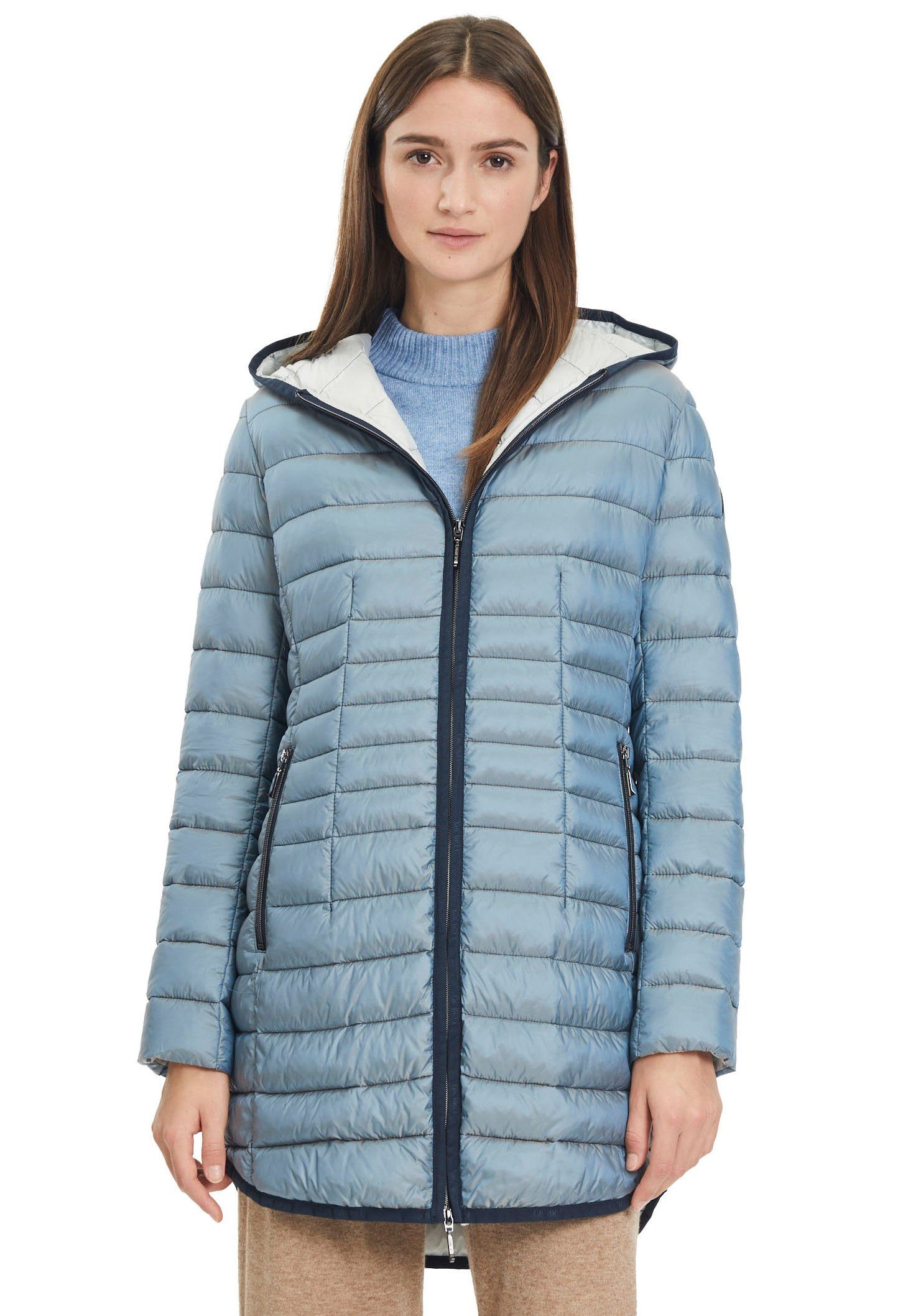 Bret blue mit mirage Gil Steppjacke Kapuze