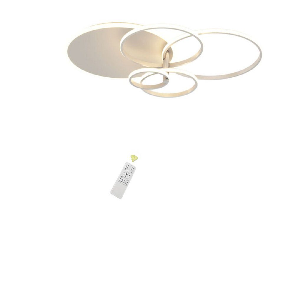 Daskoo Deckenleuchten 3/5 Ringe LED Deckenlampe günstig online kaufen