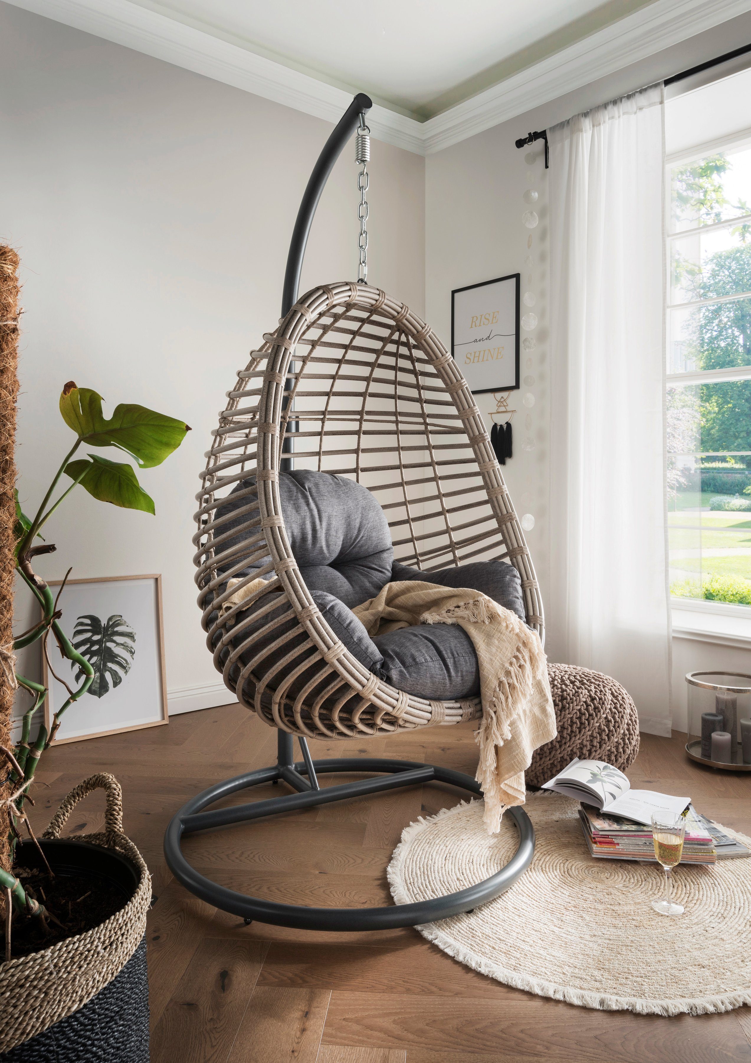 Destiny Hängesessel COCO SUNRISE, Stahl, Polyrattan, günstig online kaufen