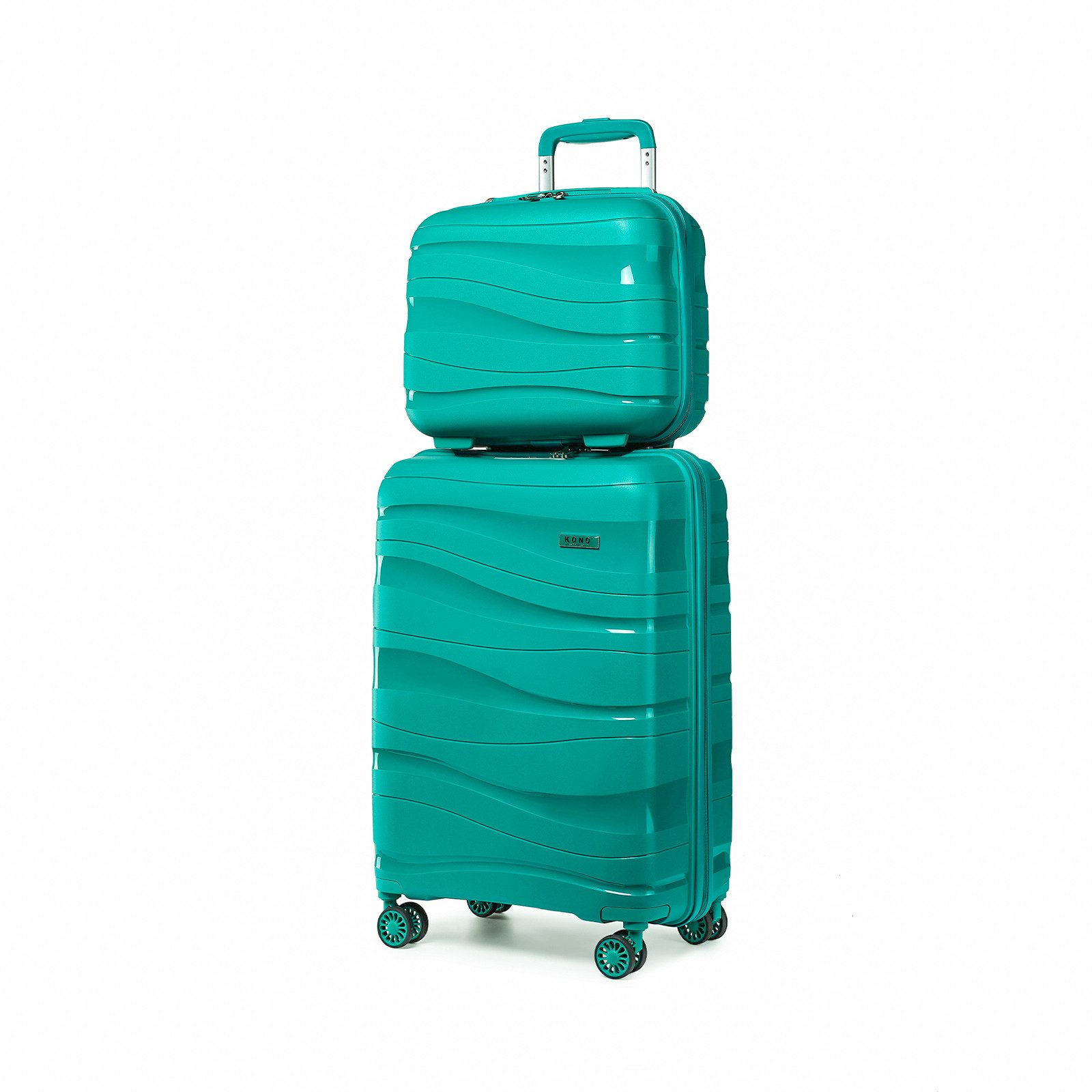 KONO Handgepäck-Trolley Leicht Hartschalenkoffer Reisekoffer mit günstig online kaufen