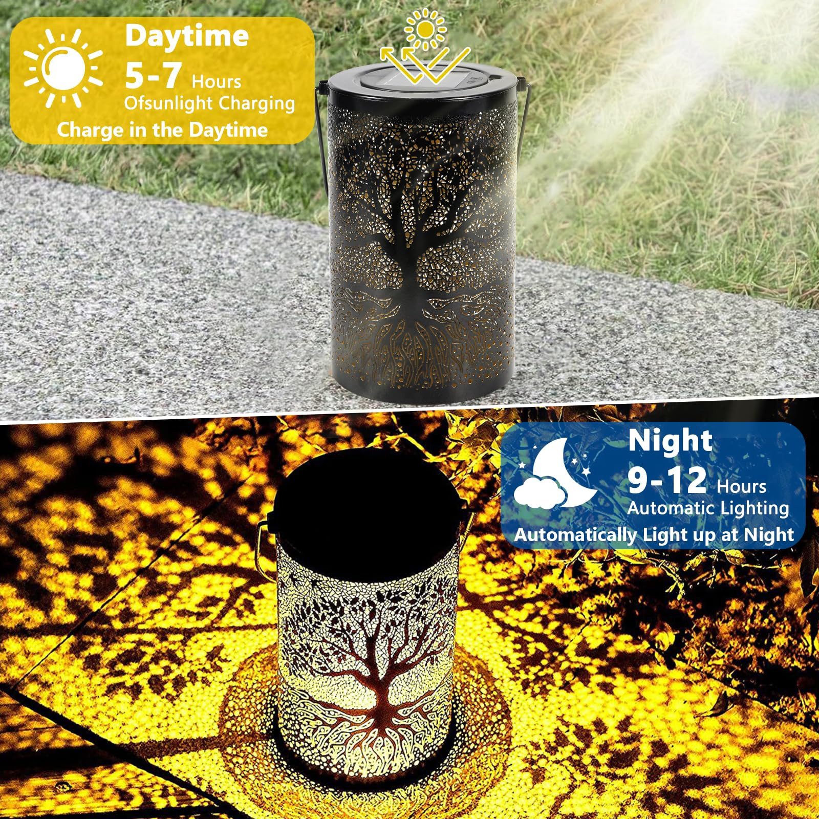 POPOLIC LED Solarleuchte Lampions Außen Wetterfest, Solarlampen für Außen I günstig online kaufen