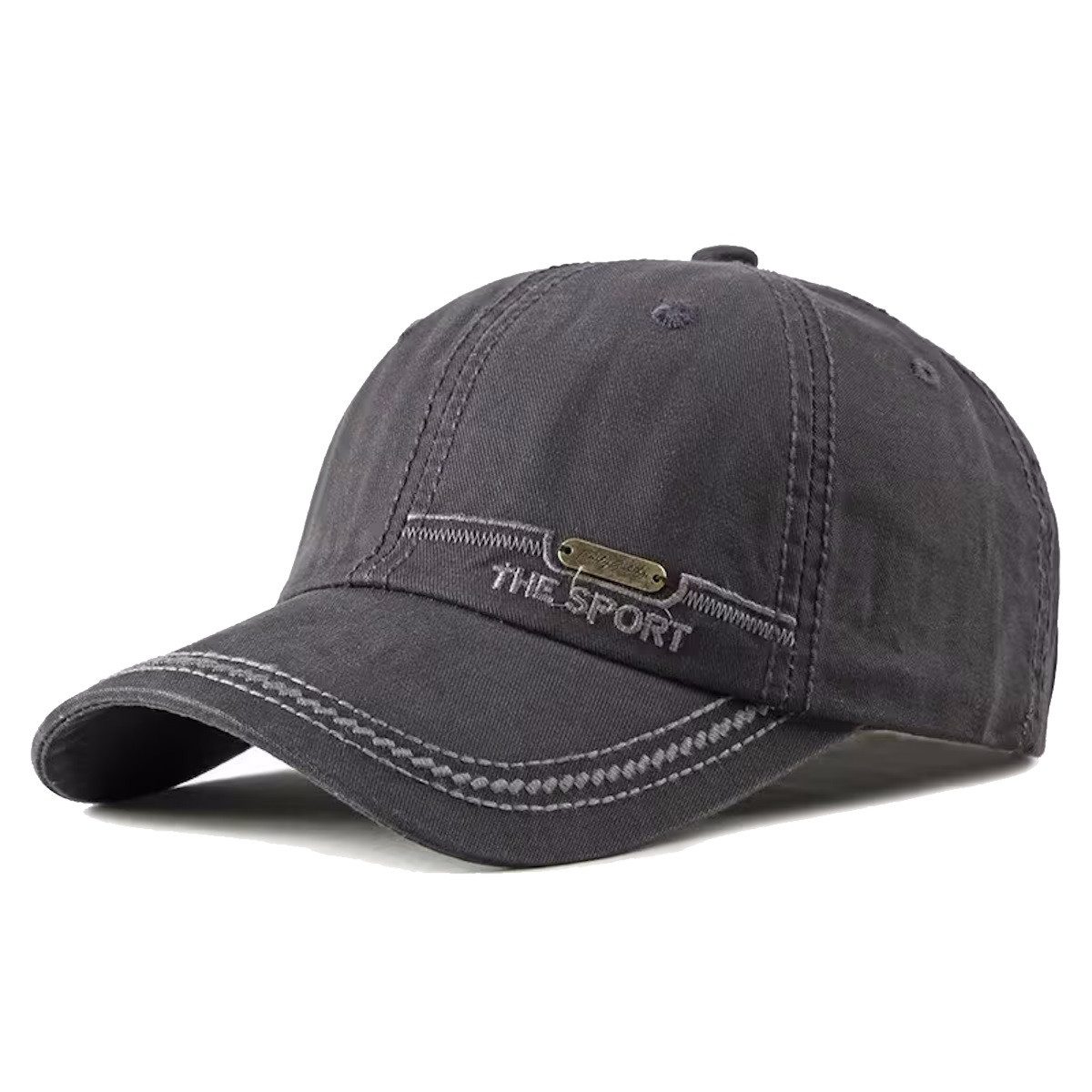 Sporty Baseball Cap Classic Basic Vintage Style Used Washed Look Retro Baseballcap vintage Look