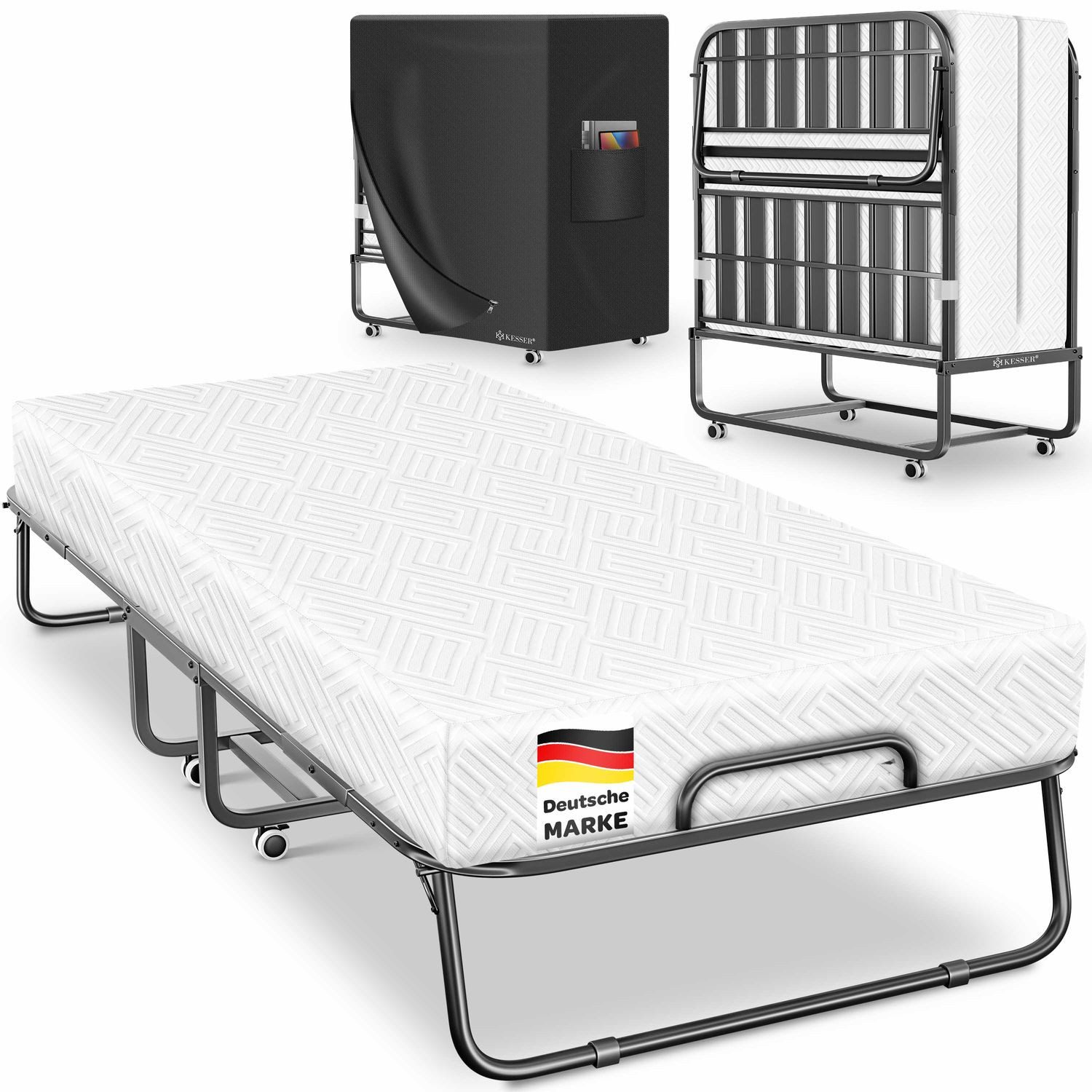 KESSER Gästebett 200x90cm Klappbett faltbares Reisebett günstig online kaufen