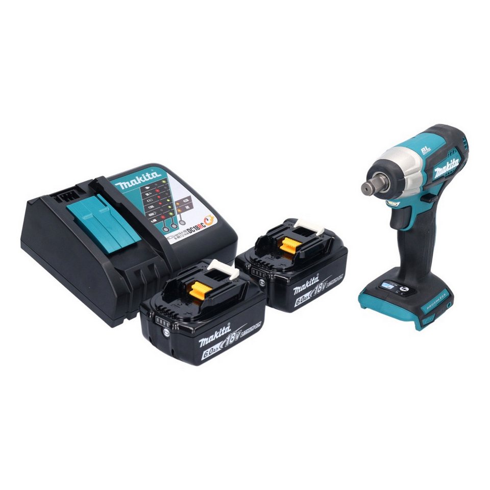 Thumbnail - Makita Akku-Schlagschrauber DTW 181 RG Akku Schlagschrauber 18 V 210 Nm 1/2" Brushless + 2x Akku