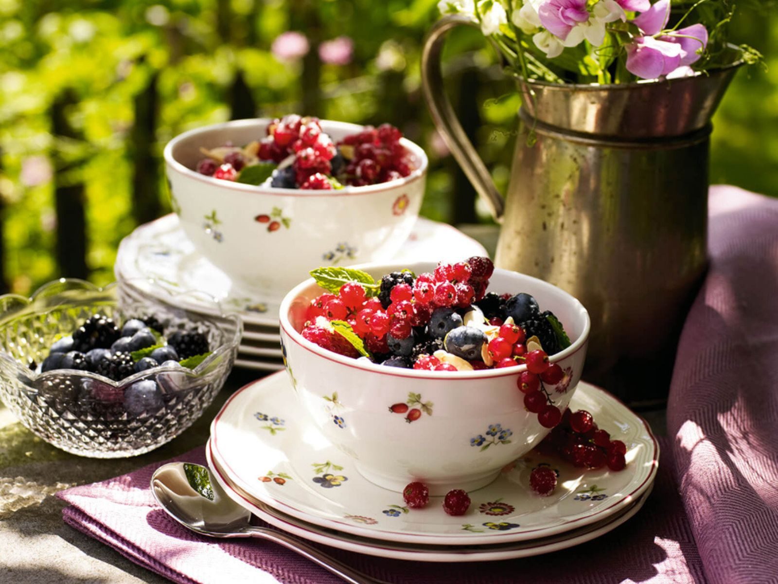 Villeroy & Boch Schale Petite Fleur Bol 0,47l Set4, Premium Porcelain, (Bowls) – Bild 4 von 4