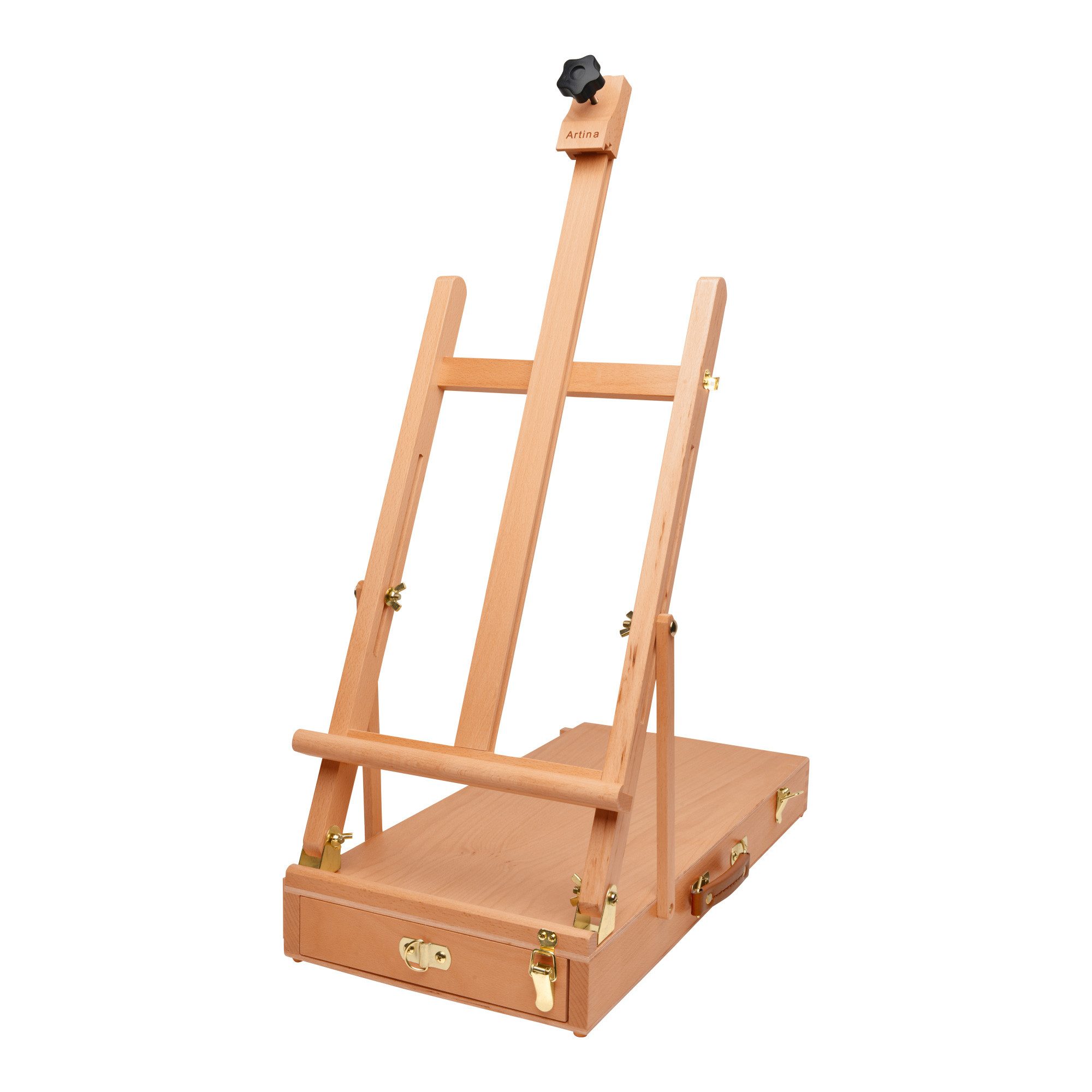 Artina Staffelei, Artina Le Mans Staffelei 72x31x13cm Natur Buchenholz