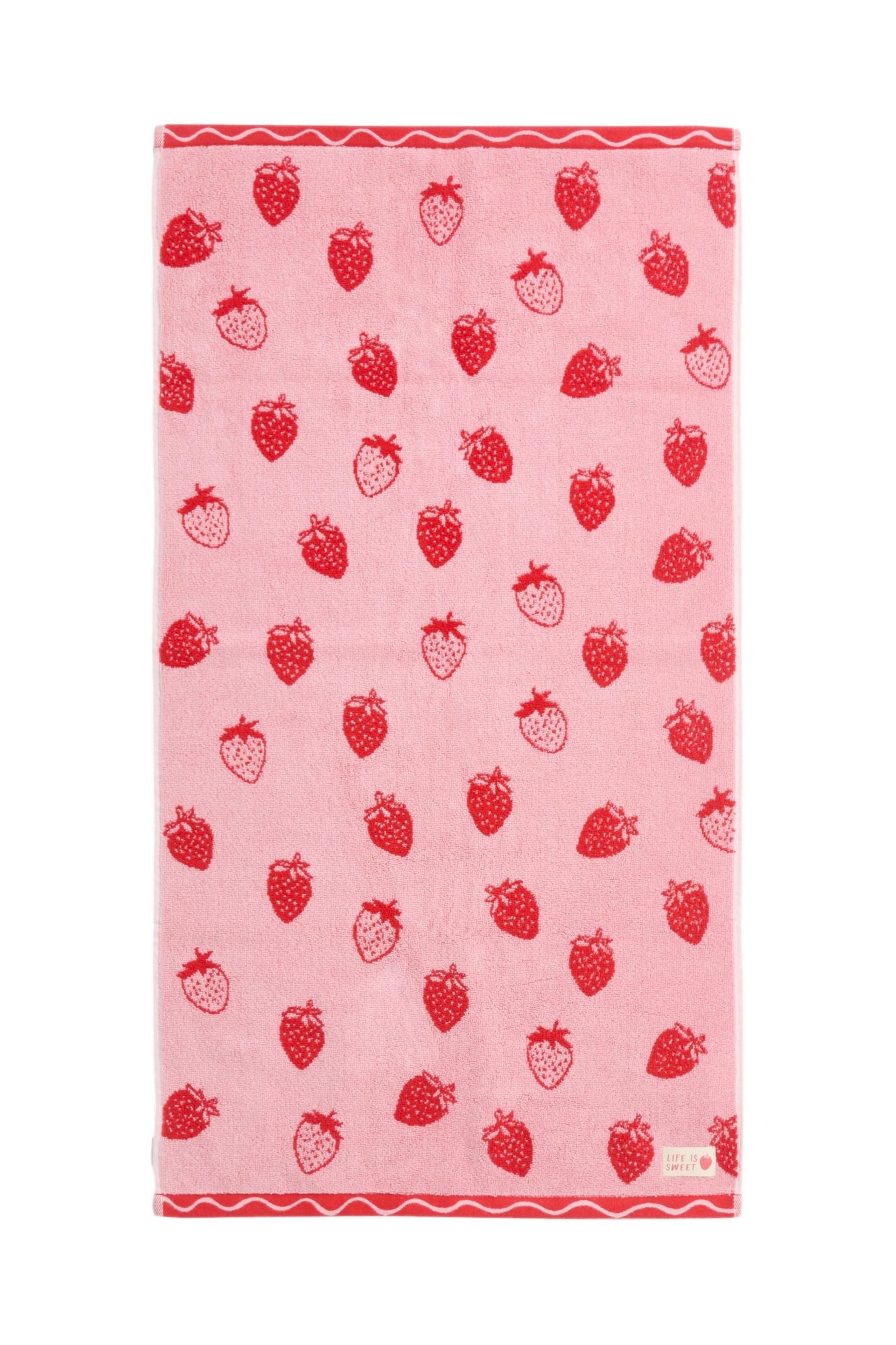 Next Handtuch Handtuch aus 100 % Baumwolle, Erdbeere, (1-St) günstig online kaufen