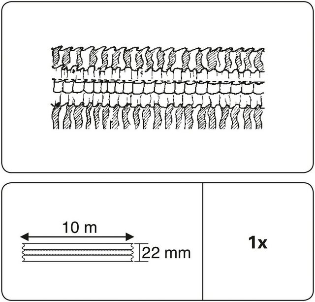 Kräuselband »Universal-Gardinenband 1000«, GARDINIA, (1-St)-Otto