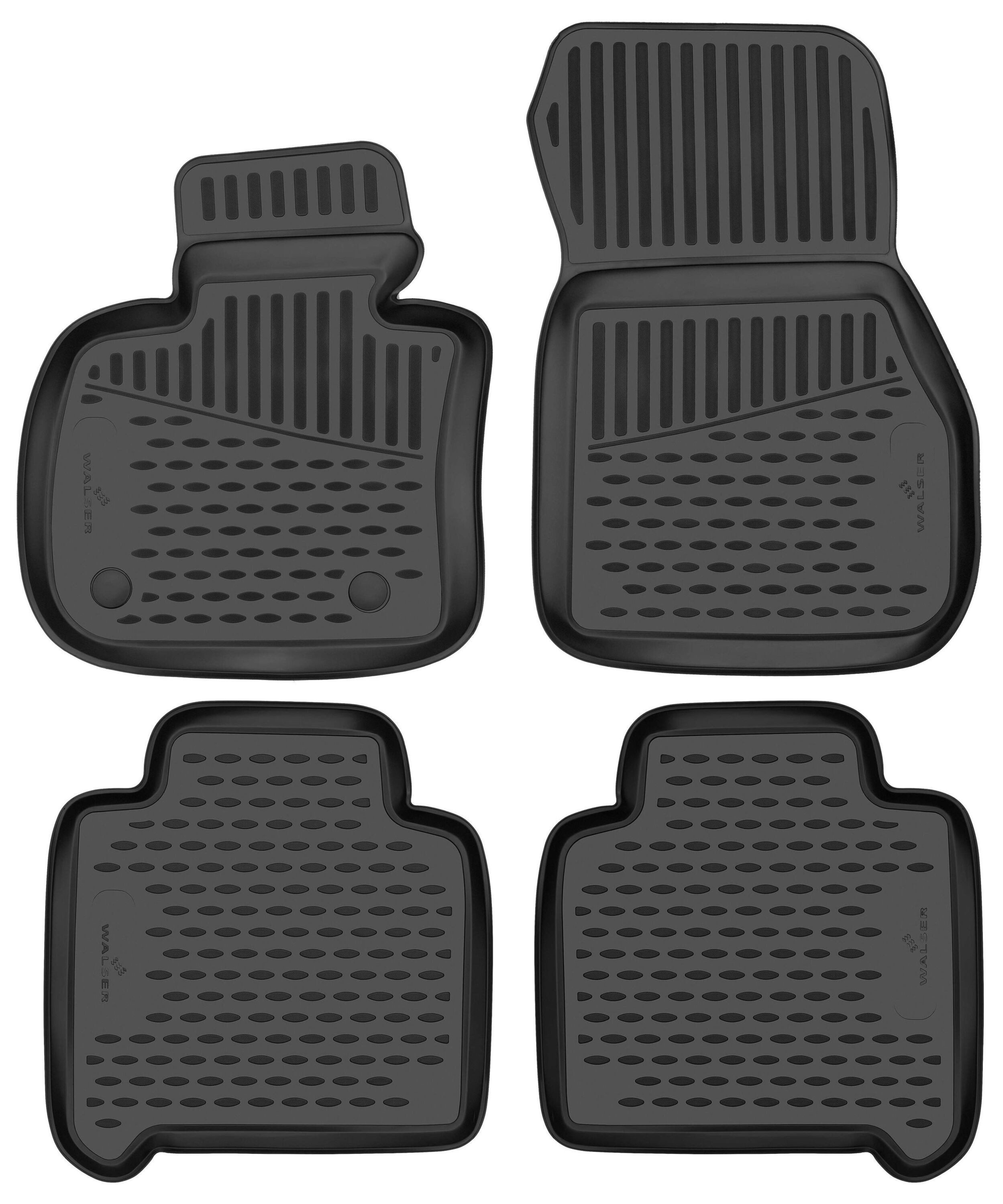 WALSER Kofferraumwanne Automatte Passform XTR (4 St), für BMW 2 Gran Tourer (F46) BMW 2 Gran Tourer (F46) 07/2014-