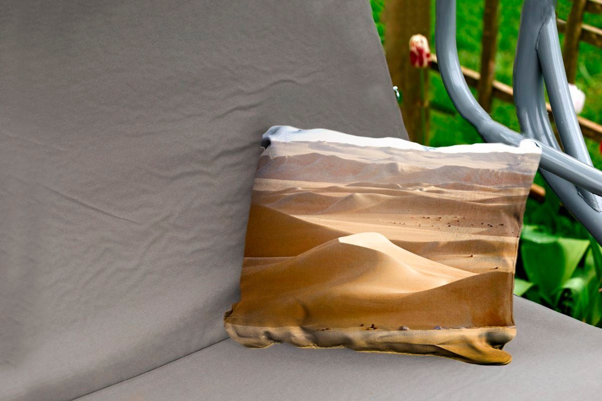 Outdoor-Dekorationskissen, Kissenhülle Dekokissenbezug, in MuchoWow Dekokissen Polyester, Wüste Ägypten,