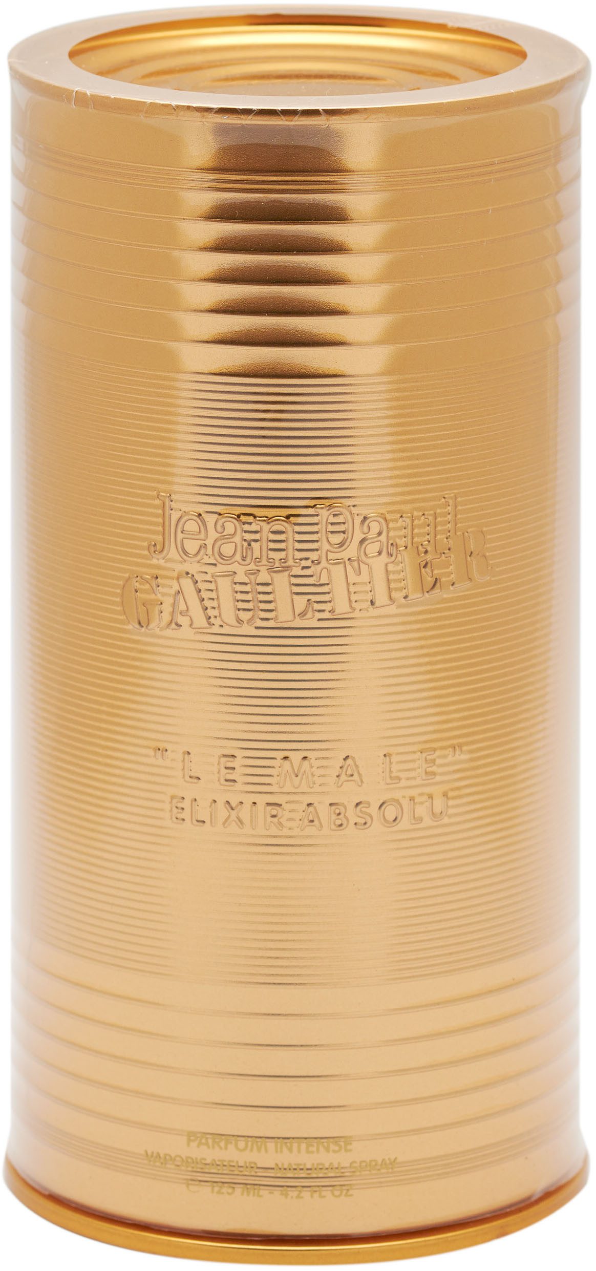JEAN PAUL GAULTIER Extrait Parfum Jean Paul Gaultier Le Male Elixir Absolu, mit goldfarbenen Streifen