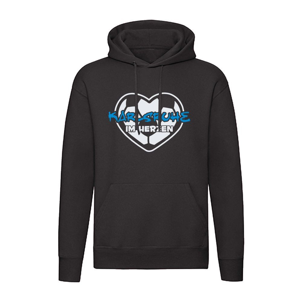 G-graphics Hoodie Karlsruhe im Herzen Unisex Pullover mit einem Motiv für den echten Fan