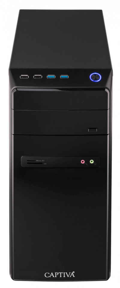 CAPTIVA Power Starter I57-572 Business-PC (Intel Core i3 10100, UHD Graphics, 8 GB RAM, 1000 GB HDD, 240 GB SSD, Luftkühlung)