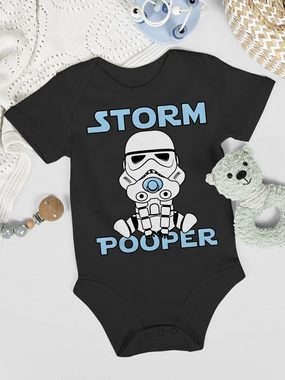 Shirtracer Shirtbody Storm Pooper Stormpooper Sprüche Baby