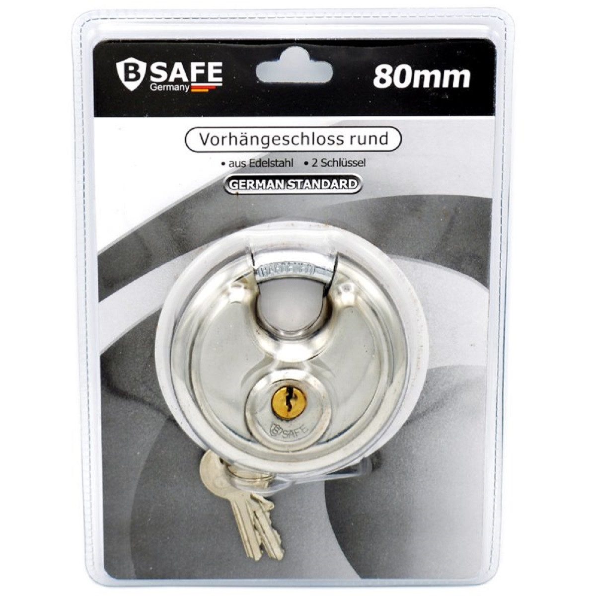 Thumbnail - B-SAFE Vorhängeschloss B-SAFE Vorhängeschloss Rundschloss - Robuste Sicherheitslösung