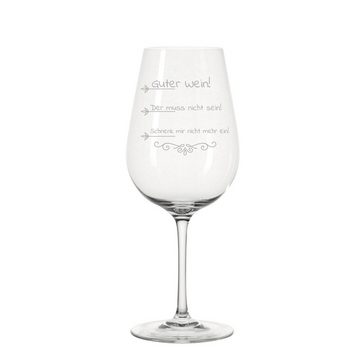 KS Laserdesign Weißweinglas Leonardo Weinglas mit Gravur - Geschmacksbarometer -, Glas, Lasergravur