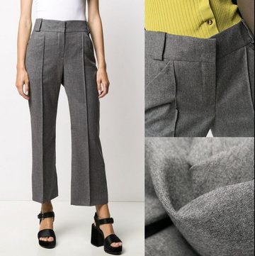 FENDI Stoffhose FENDI ICONIC TAILORED CROPPED FLARED SUIT PANTS TROUSERS ANZUG HOSE WO