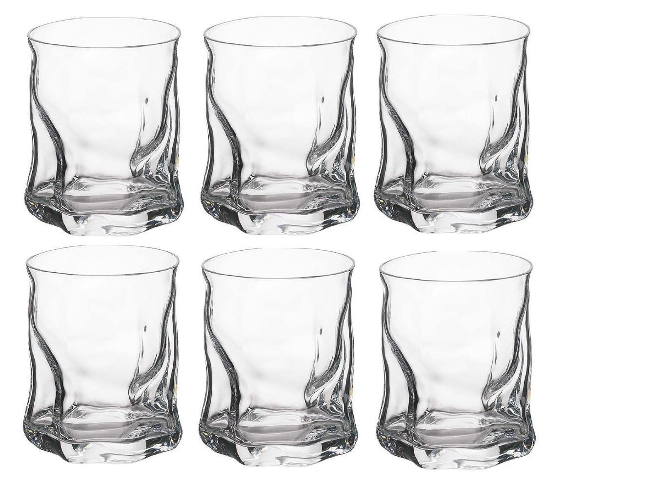 Bormioli Rocco Glas Bormiolo Rocco Sorgente Becher 300ml 6er set), Glas