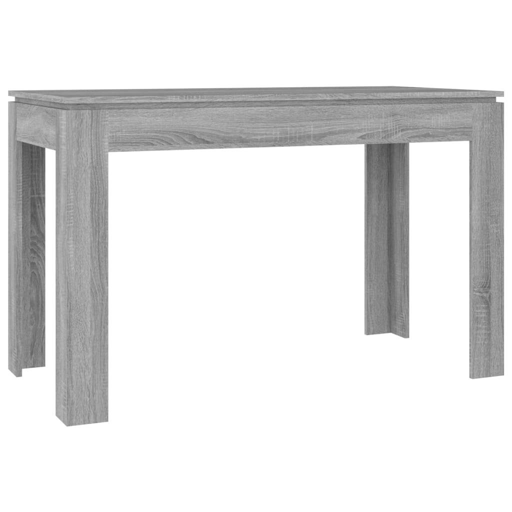 furnicato Esstisch Grau Sonoma 120x60x76 cm günstig online kaufen