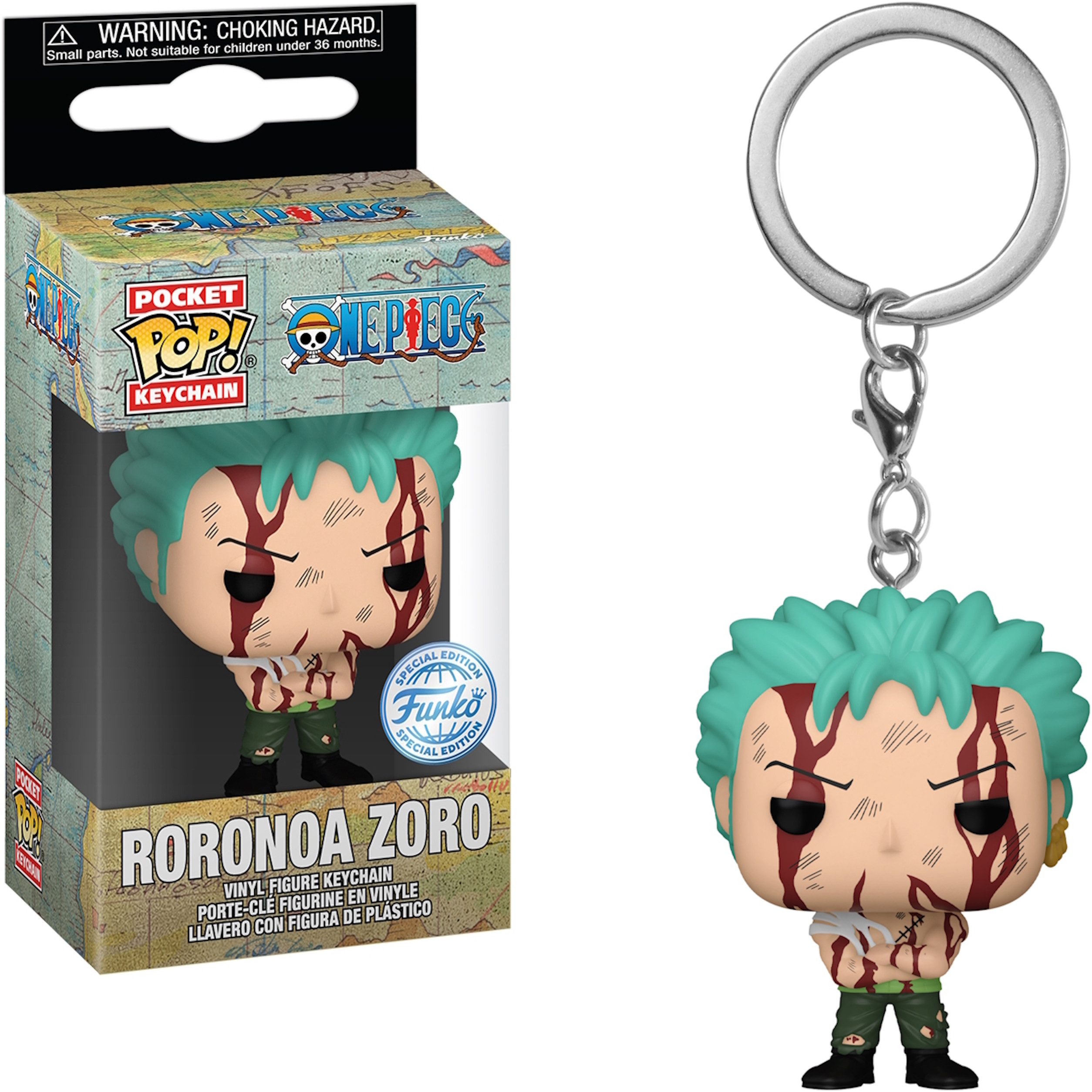 Funko Schlüsselanhänger One Piece - Roronoa Zoro Pocket POP! Keychain