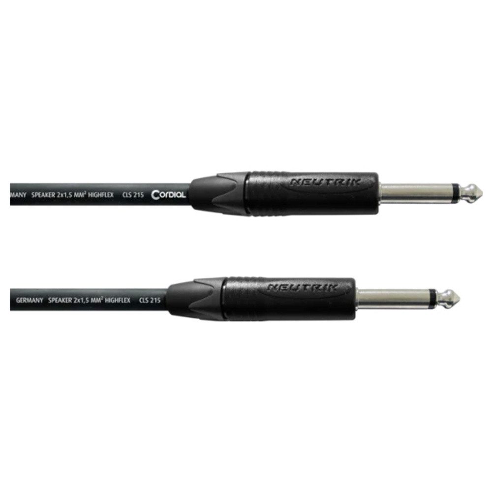Cordial Cordial 10976 Lautsprecherkabel 2 x 1.5 mm² Schwarz 1 St. Audio- & Video-Kabel