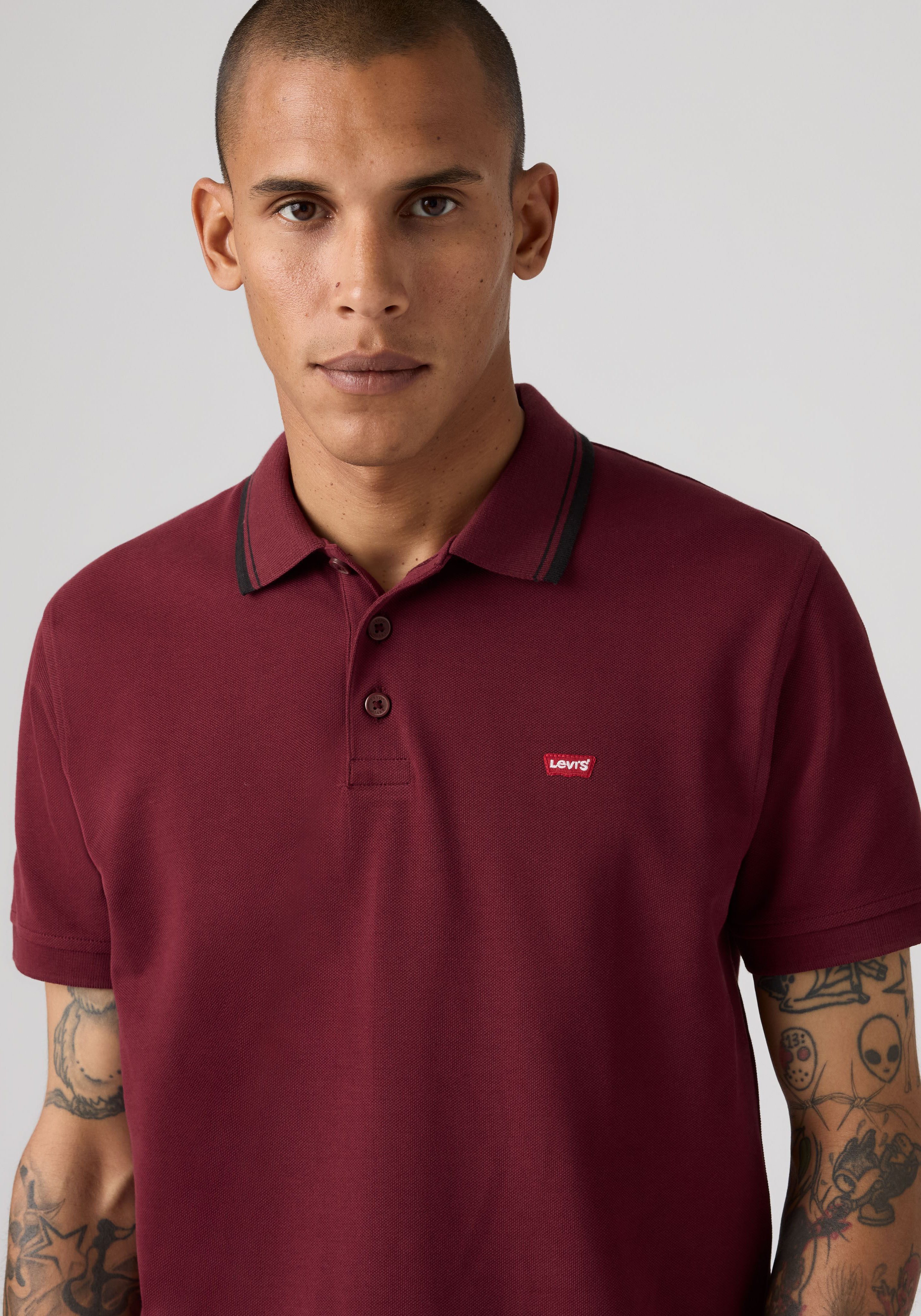 Levi's® Poloshirt LE NEW LEVIS HM POLO mit kleinem Batwing-Logo – Bild 4 von 5