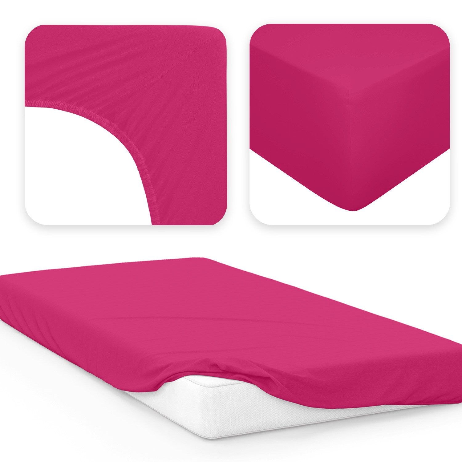 Jacobson Spannbettlaken BOXSPRING & ÜBERLÄNGE aus günstig online kaufen