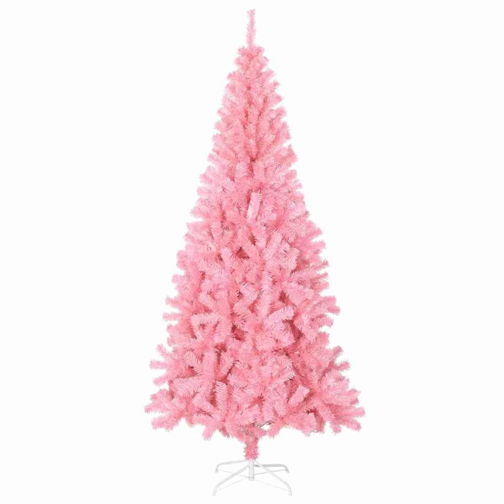vidaXL Künstlicher Weihnachtsbaum Weihnachtsbaum Rosa 180 cm PVC