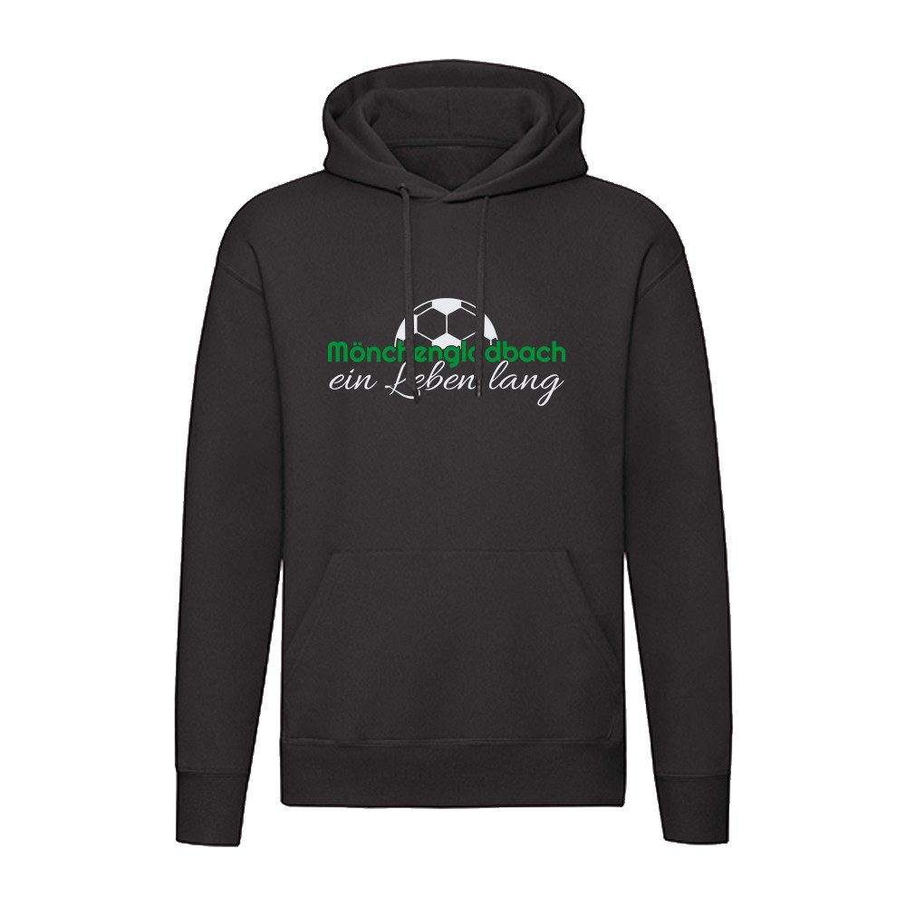 G-graphics Hoodie Mönchengladbach ein Leben lang Unisex Pullover mit einem Motiv für den echten Fan