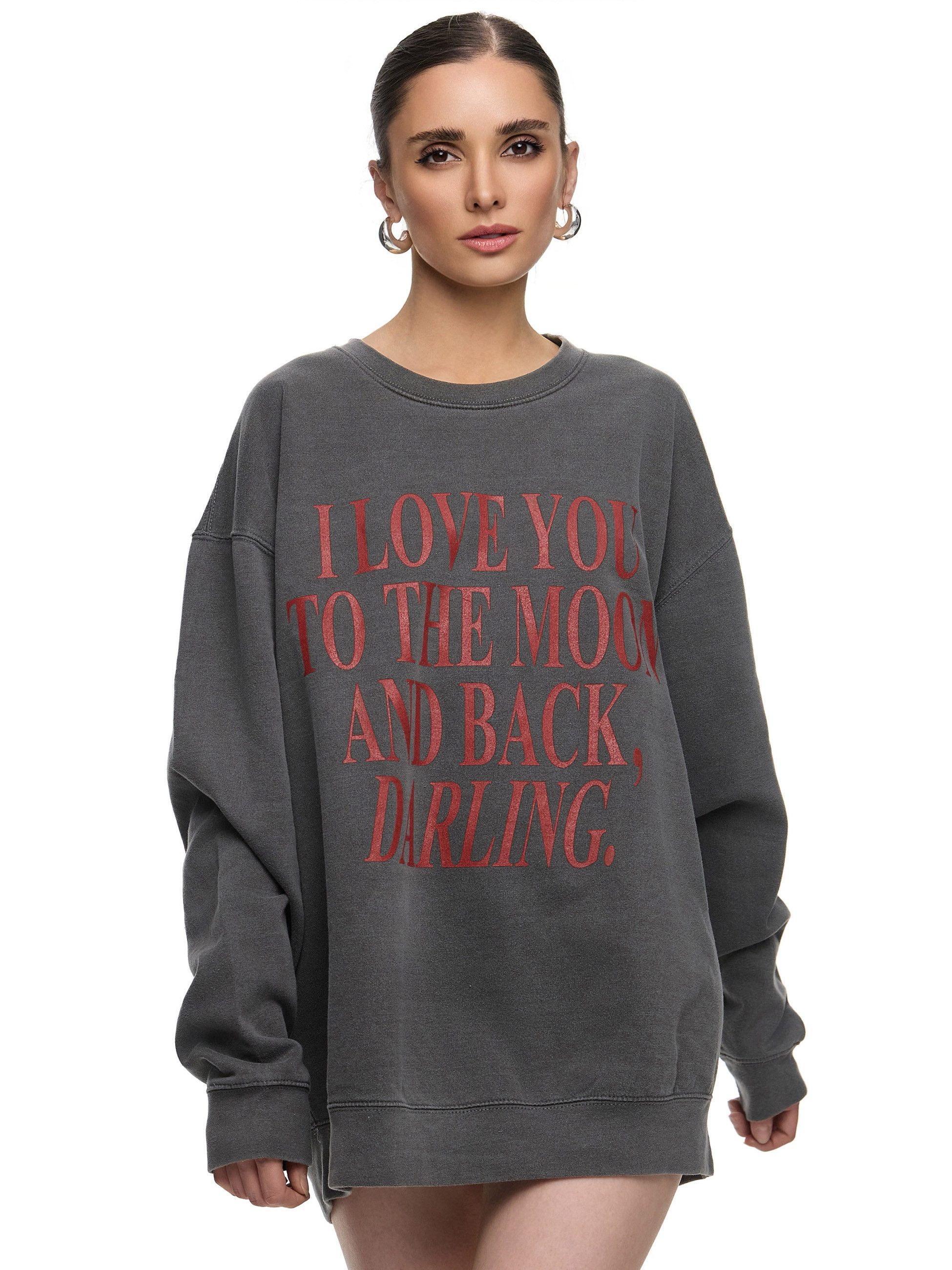 Worldclassca Longsweatshirt Worldclassca Oversized Sweatshirt LOVE günstig online kaufen