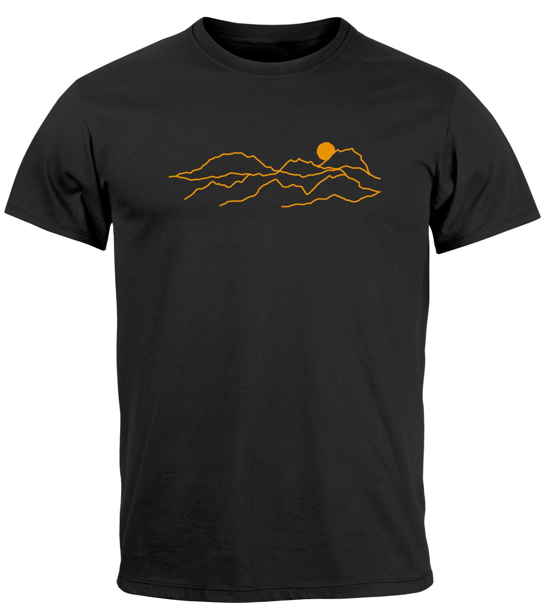 Neverless Print-Shirt Herren T-Shirt Fashion Printshirt aus Baumwolle – Mod günstig online kaufen