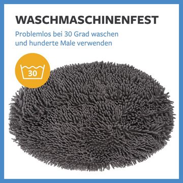 CARBIGO Autowaschbürste Mikrofaser Bürstenüberzug 700 GSM Autobürste, Fahrzeugpflege, Felgenreingung, Handpolierschwamm, (1-tlg)