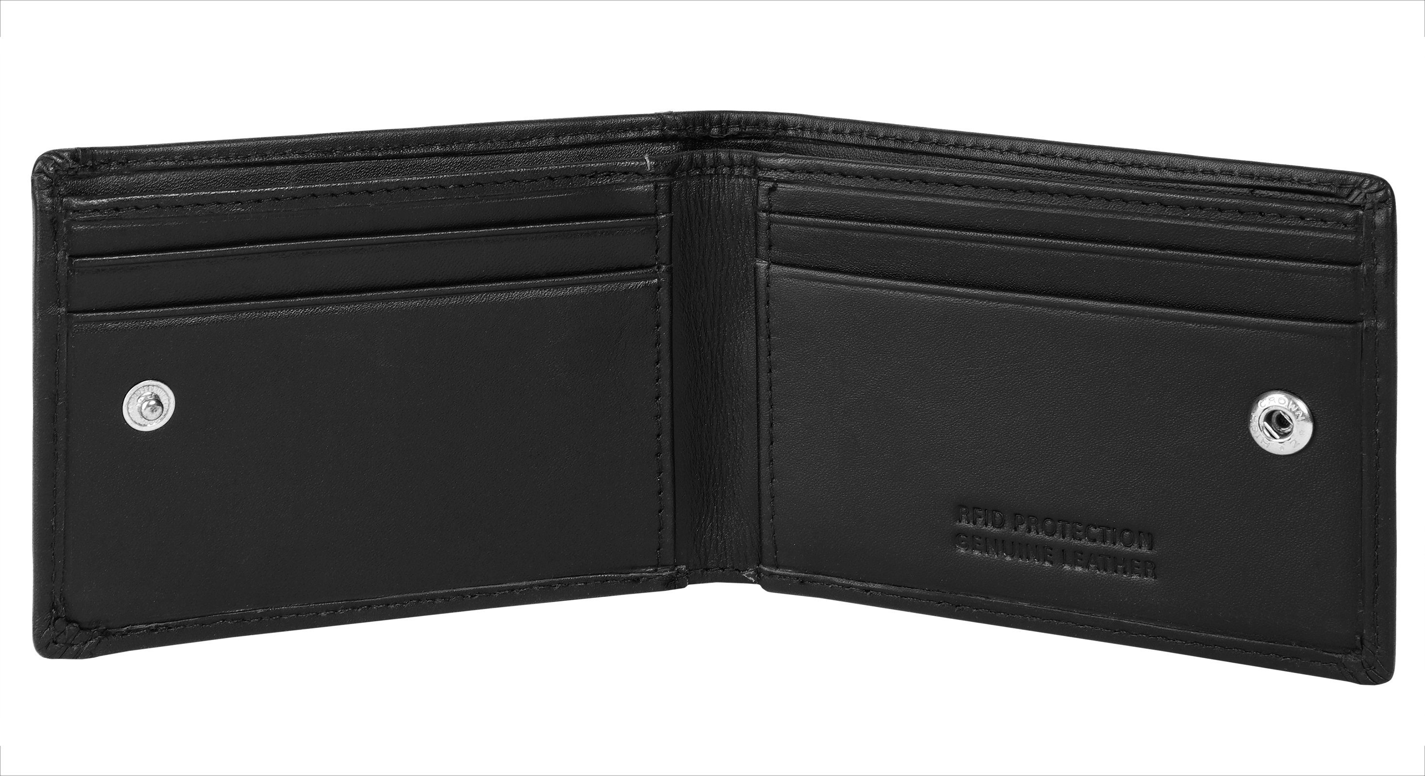 bugatti Geldbörse SUPER SLIM RFID, echt Leder