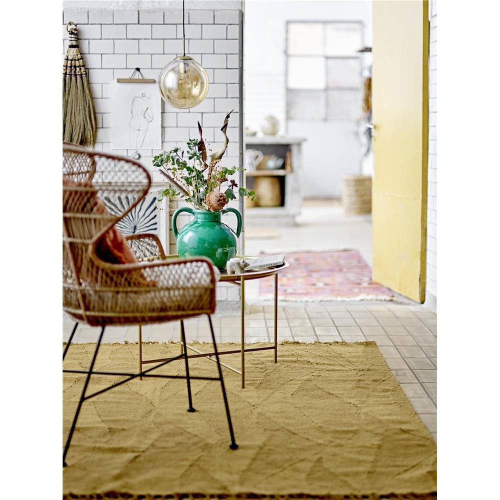Bloomingville Wanddekoobjekt Hevan Wanddekoration, 2er Set, Natur, Besen aus Seegras, Besenanhänger, Ethnodeko, Boho Wandbehang, Naturfaser, Türdeko