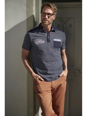 Jan Vanderstorm Poloshirt DEBES mit stylischen Ringelstreifen
