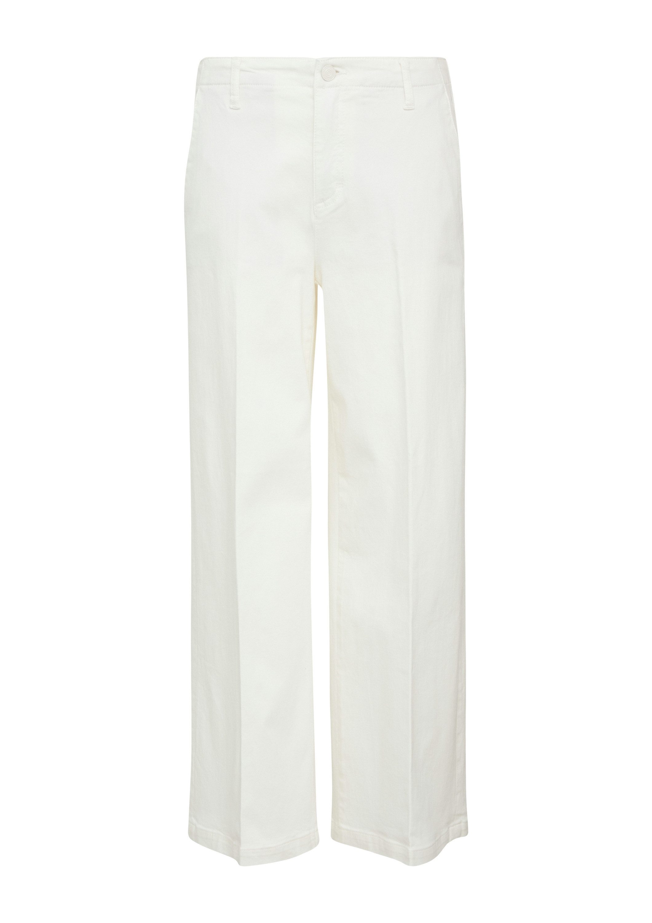 comma Culotte Hose Culotte aus Lyocellmix mit Bügelfalte