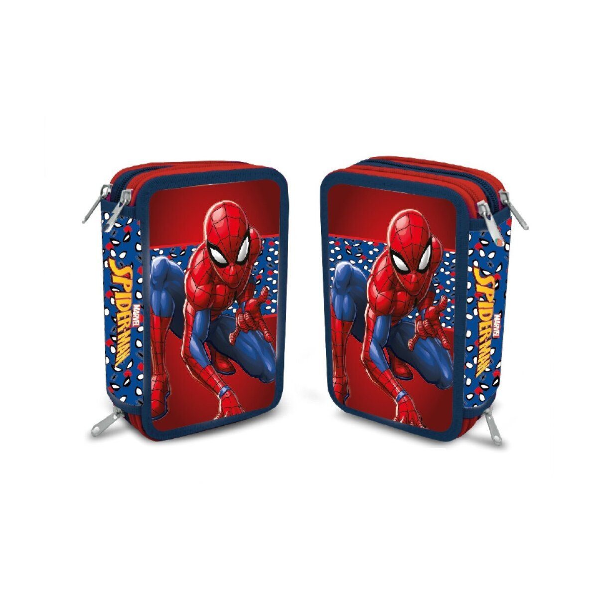 Spiderman Federmäppchen Spiderman Watching Eyes gefülltes Federmäppchen mit 3 Etagen