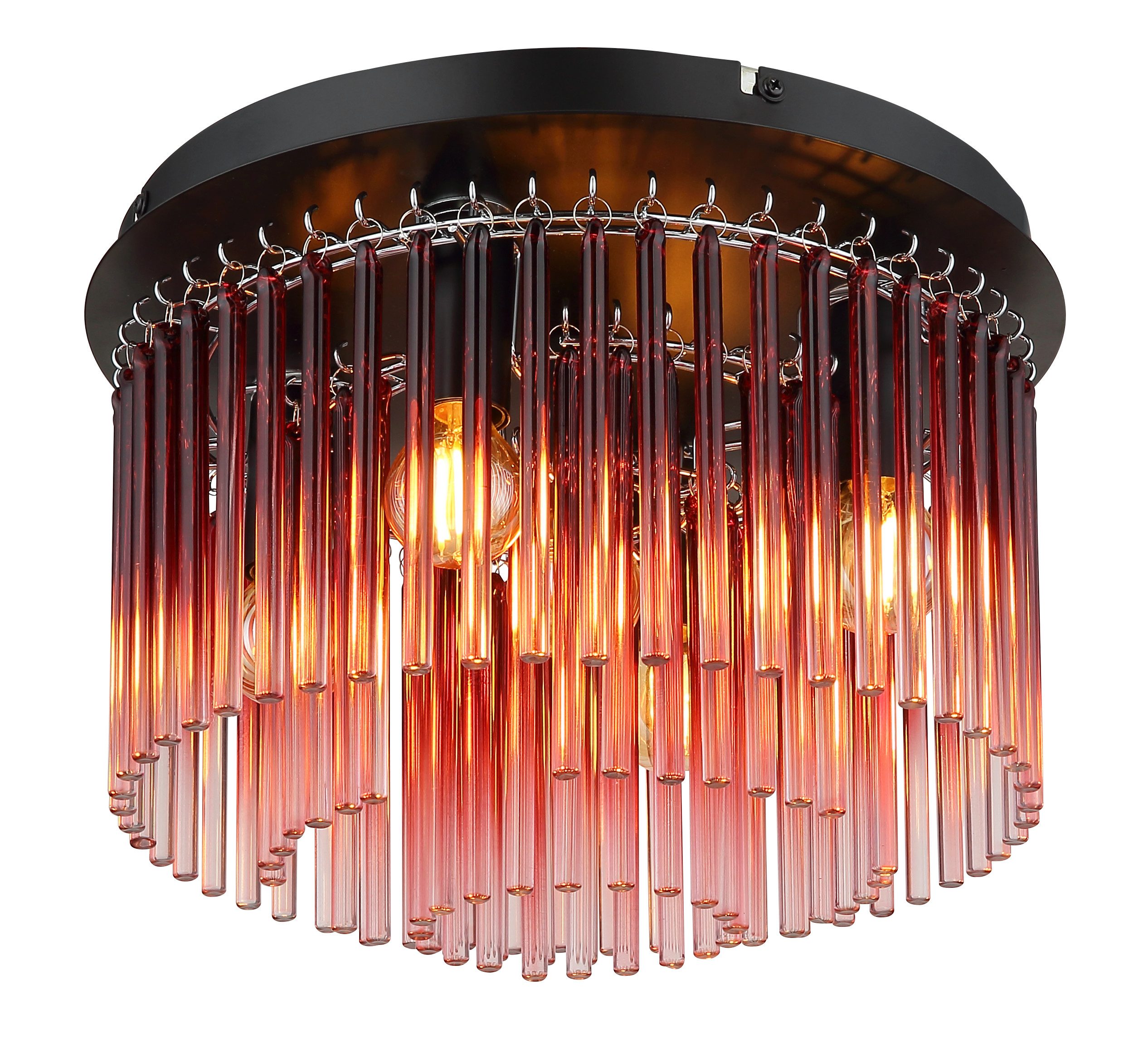 GLOBO LIGHTING Deckenleuchte GORLEY, ohne Leuchtmittel, Deckenleuchte/Glass günstig online kaufen