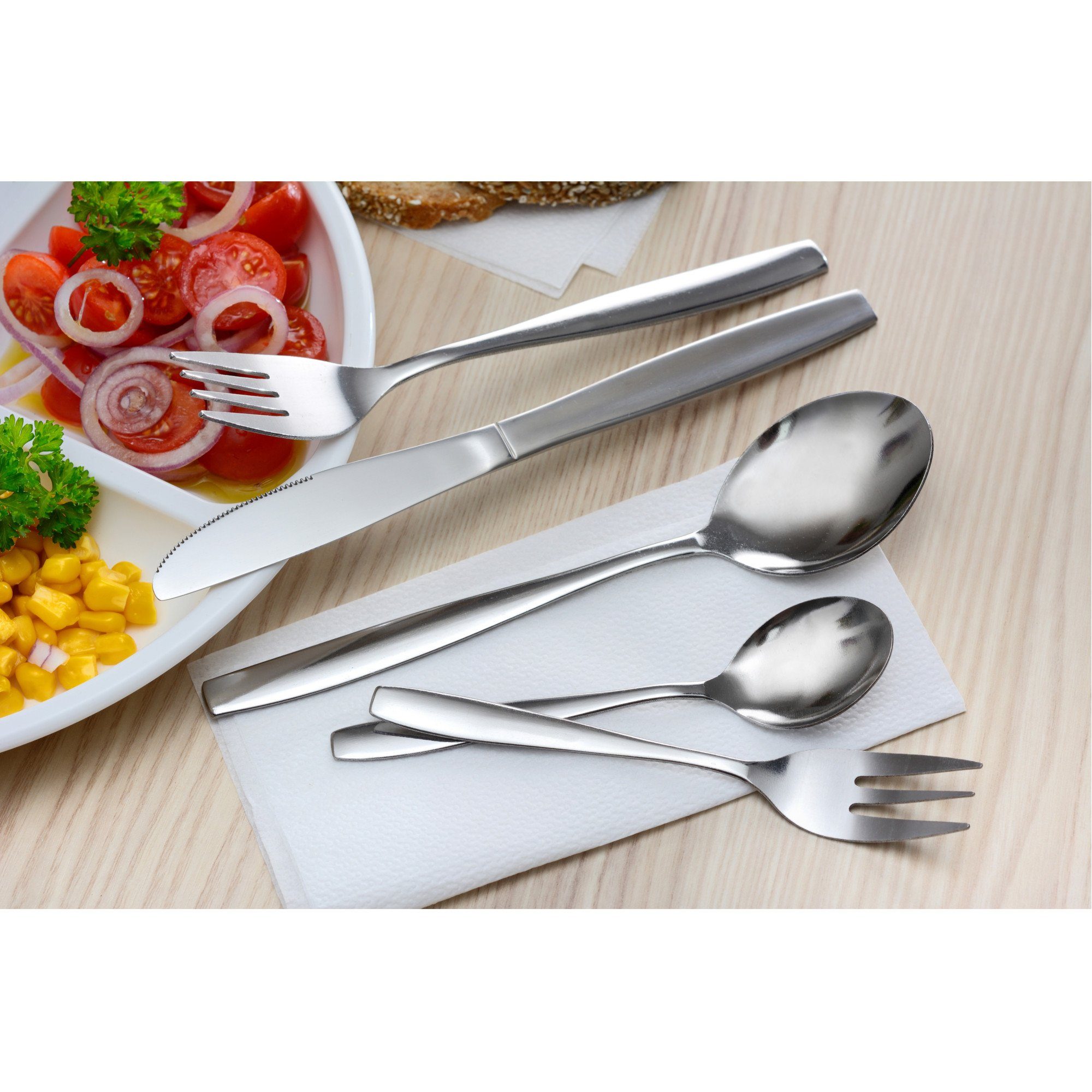 GRÄWE Besteck-Set GRÄWE Besteckkasten 200-teilig für 40 Personen, Serie HAMBURG, Edelstahl 18/0 – Bild 4 von 4