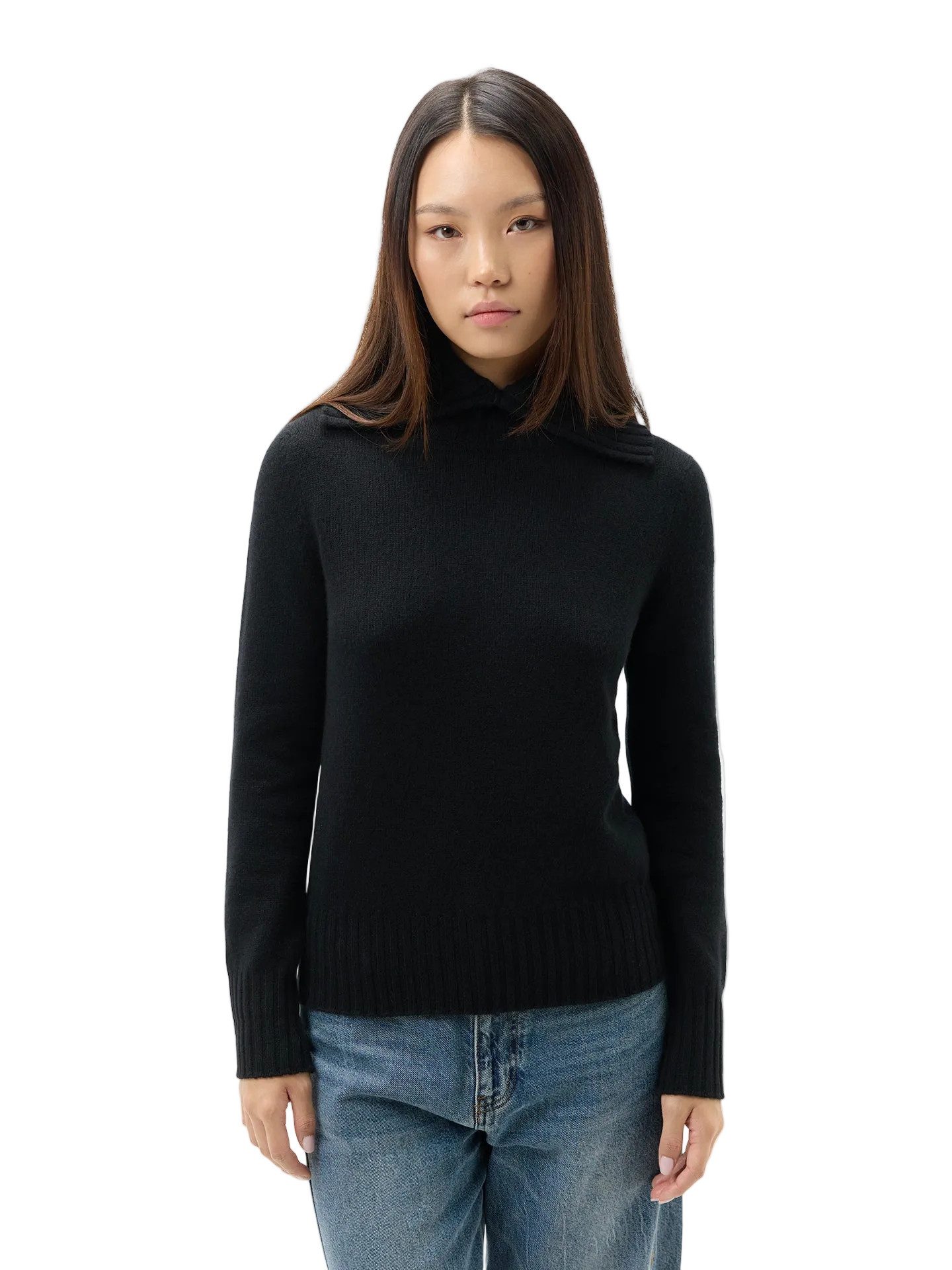 GOBI Cashmere Rollkragenpullover Kaschmir-Pullover mit Umklapp-Rollkragen