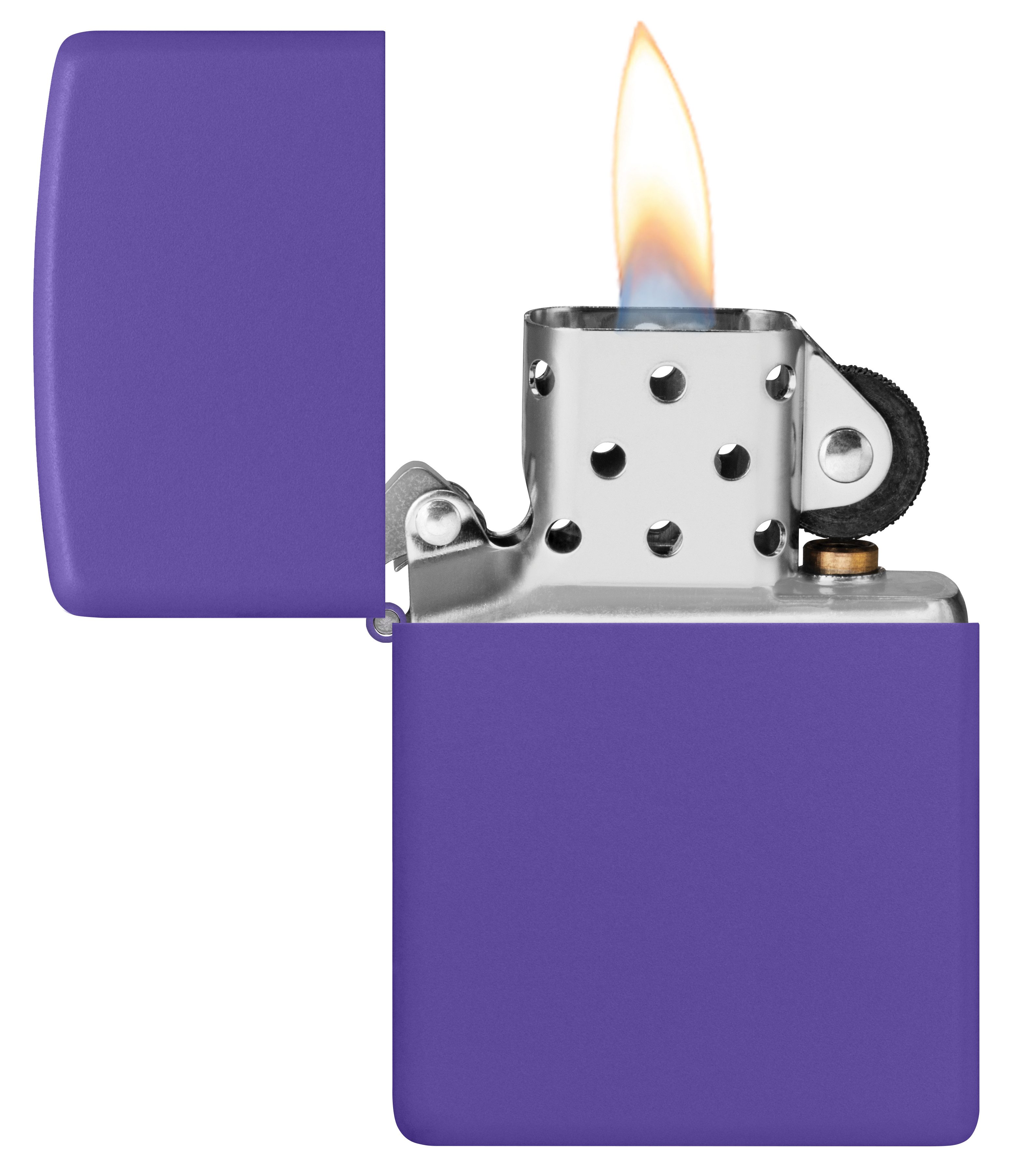 Zippo Feuerzeuge Zippo Sturmfeuerzeug - Base Model - Nachfüllbar Windfest Geschenkbox