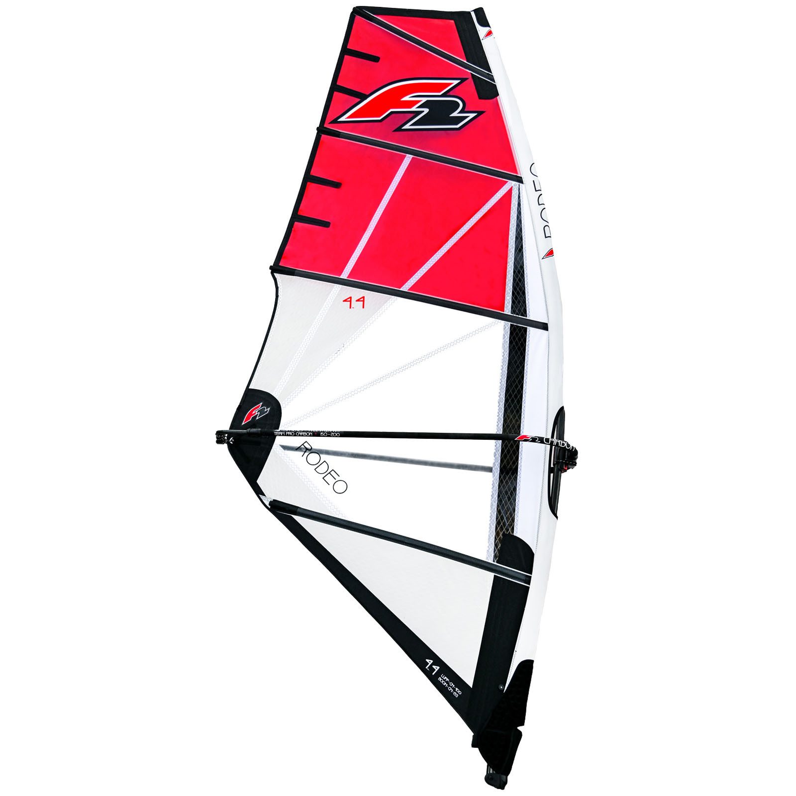 F2 Surfsegel F2 Sale Windsurf Segel Rodeo 4qm Rot Modell 2022 NEU Sail Only