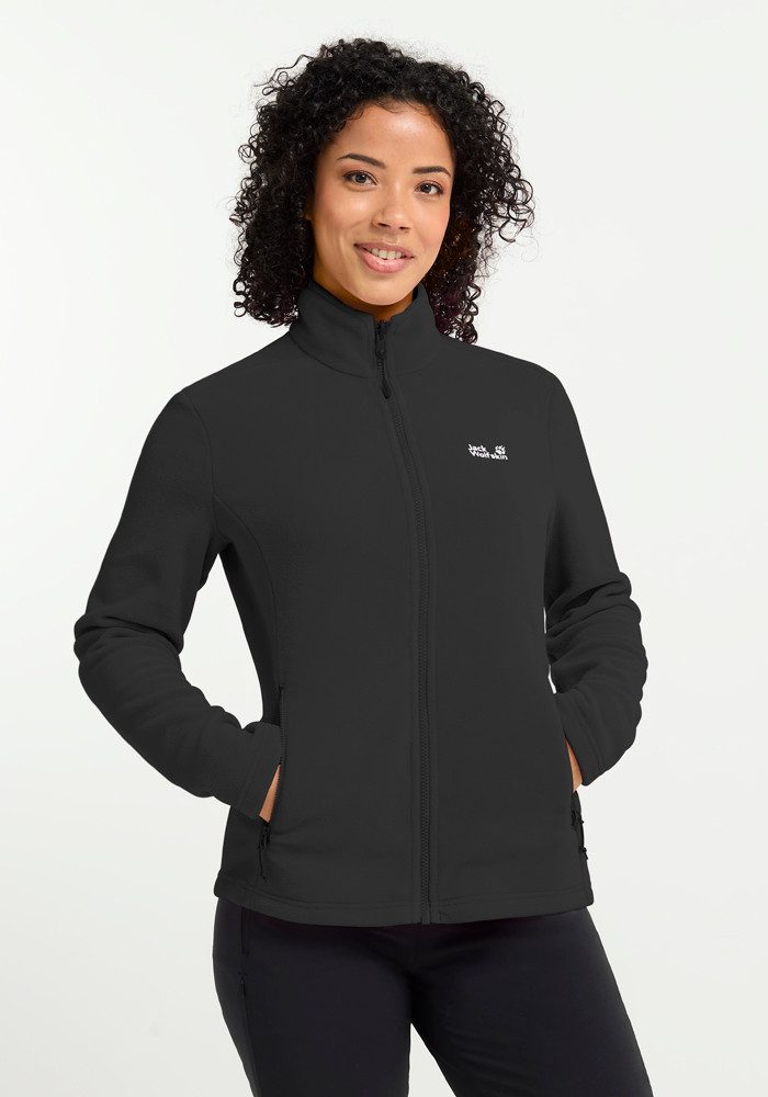 Jack Wolfskin Fleecejacke TAUNUS 100 FZ W Winddicht, atmungsaktiv, Übergangsjacke