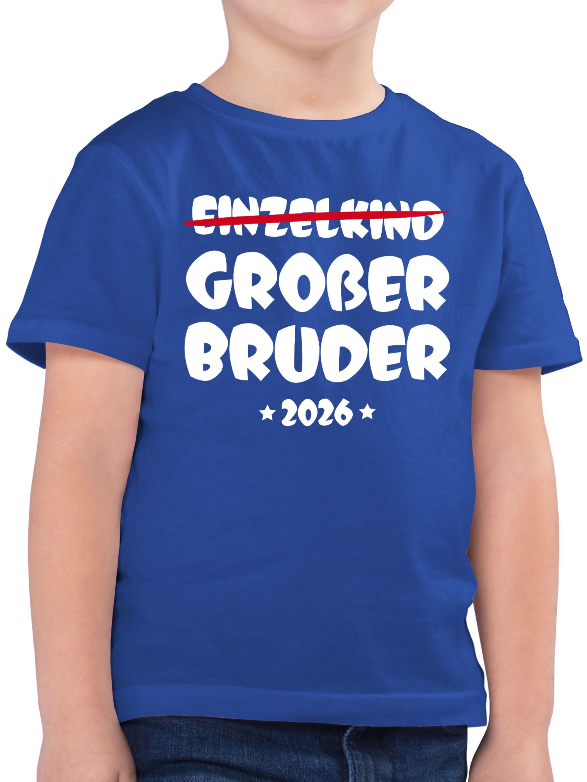 T-Shirt Einzelkind Großer Bruder 2026