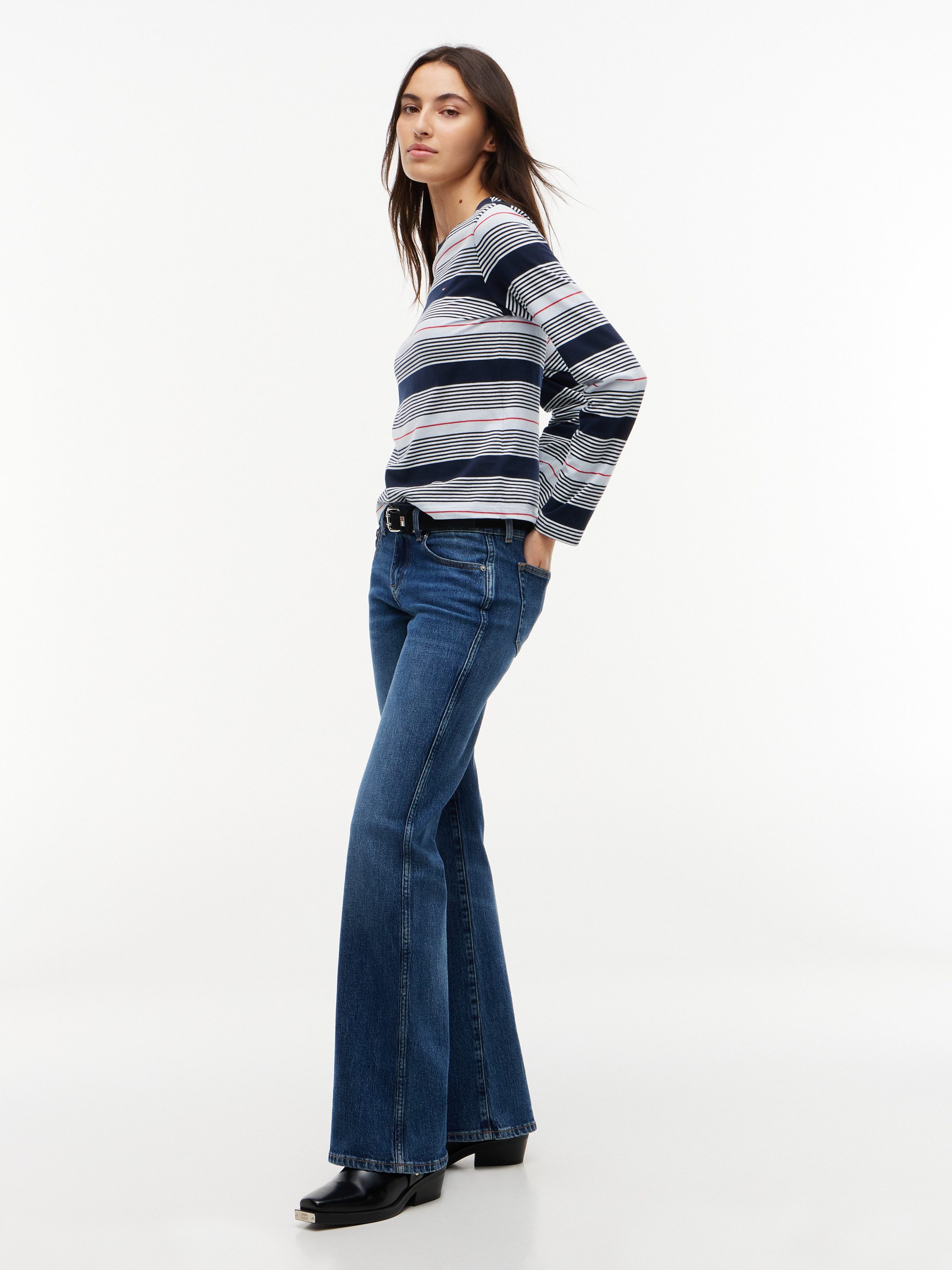 Tommy Jeans Bootcut-Jeans SIA LOW RISE BOOTCUT BJ0155 Baumwollmischung – Bild 4 von 5
