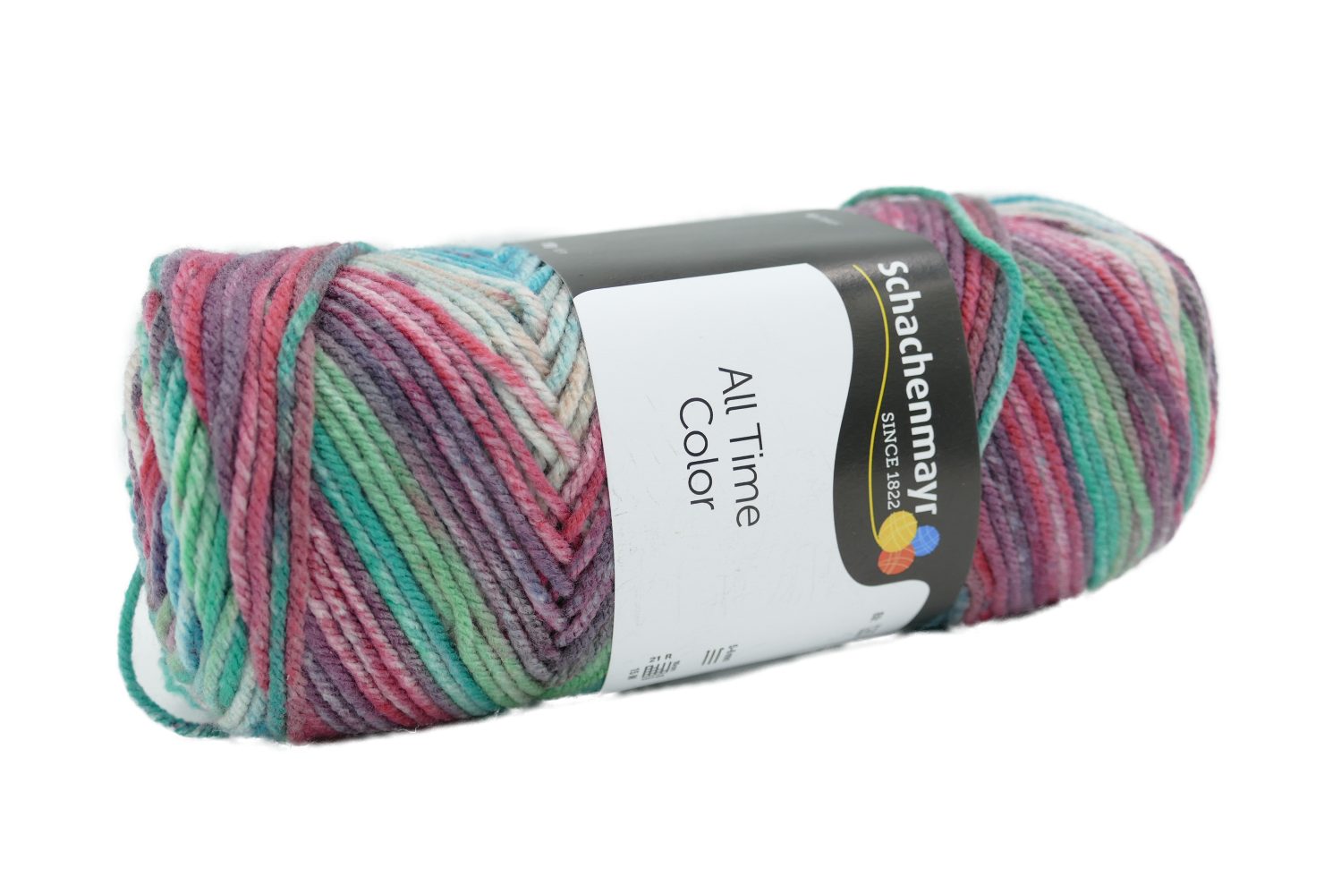 Schachenmayr Wolle All Time Color, Häkelwolle mit Farbverlauf, Häkelwolle, (Strickgarn Farbverlaufswolle, ohne Schurwolle, 100% Polyacryl, 100g 165m)