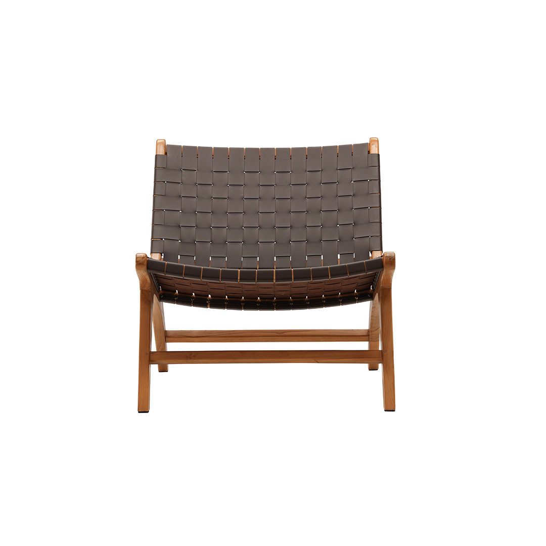 Venture Home Relaxsessel Rike Sessel PU Kunstleder braun.